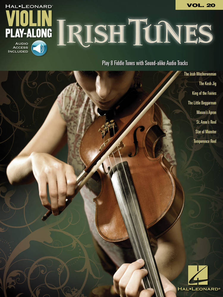 Irish Tunes: Violin Play-Along Volume 20 - Book/Audio Online