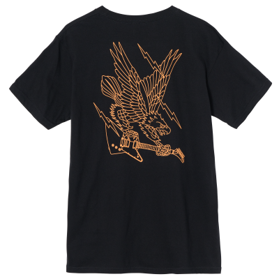 Gibson - Screaming Eagle Tee Vintage Black