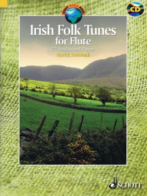 Schott - Les airs folkloriques irlandais : 71 pices traditionnelles - Steinbach - Flte - Livre/CD