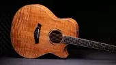 Custom C28ce B5030 - Grand Orchestra, Figured AA Grade Hawaiian Koa Acoustic-Electric Guitar