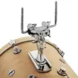 Double Tom Holder, Bass Drum Mounted with Slide Track - Chrome