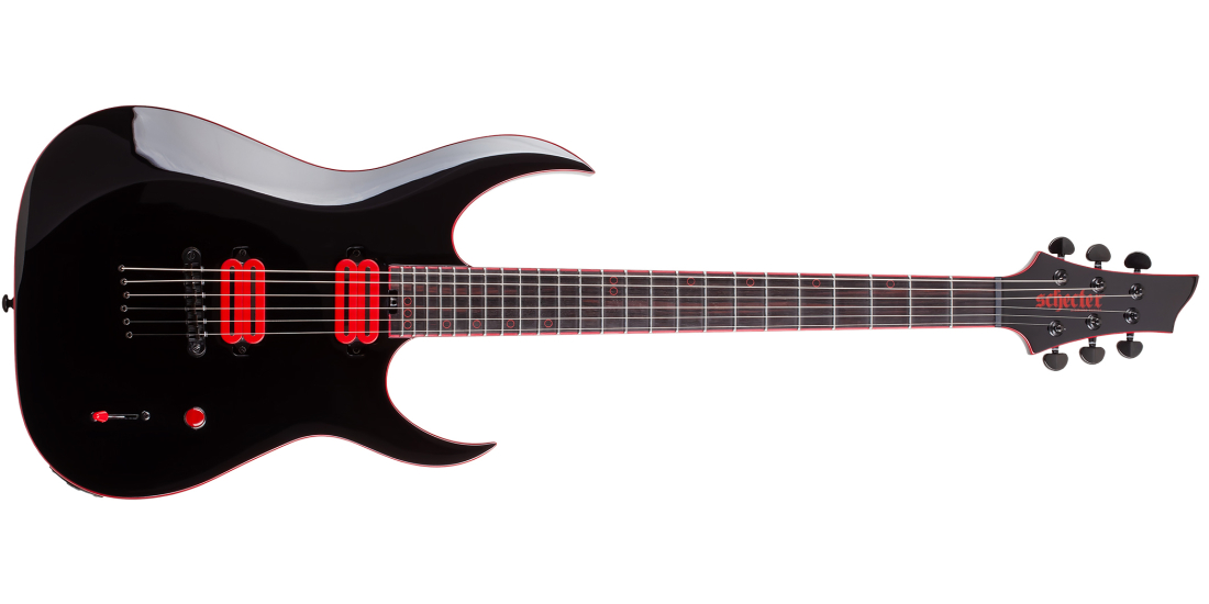 Sunset-6 Red Dawn Electric Guitar - Gloss Black