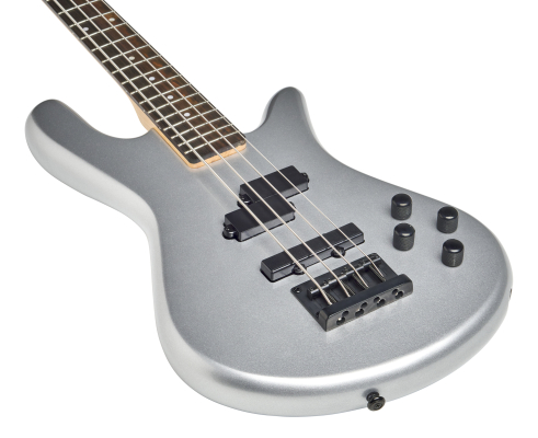 Performer 4 Bass Guitar - Metallic Silver Gloss