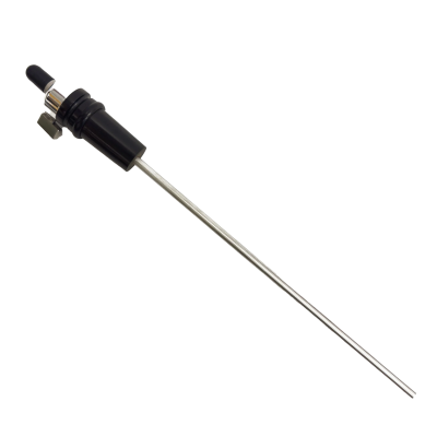Counterpoint Musical - Sterling Silver Double Bass Endpin - 32mm Ebony Cone