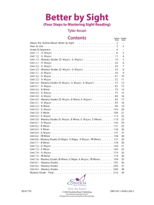 Better By Sight (Four Steps to Mastering Sight Reading) - Arcari - Conductor Score (SO) - Book