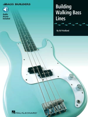 Hal Leonard - Building Walking Bass Lines - Friedland - Bass Guitar - Book/Audio Online