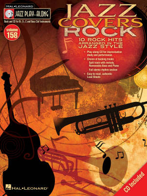 Hal Leonard - Jazz Covers Rock: Jazz Play-Along Volume 158 - Book/CD