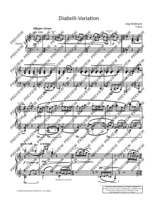 Diabelli-Variation - Widmann - Piano - Book