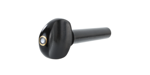 Counterpoint Musical - Swiss Model Ebony Violin Tuning Peg with Parisian Eye - Thick Shaft, 4/4