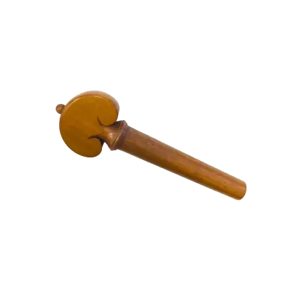 Counterpoint Musical - Heart Model Boxwood Tuning Peg with Boxwood Ball/Collar - Medium Shaft, 4/4