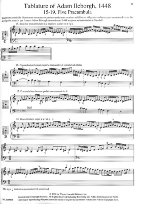 Historical Organ Techniques and Repertoire Volume 3, Late-Medieval Before 1460 - Marshall - Organ - Book