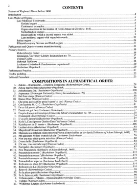 Historical Organ Techniques and Repertoire Volume 3, Late-Medieval Before 1460 - Marshall - Organ - Book