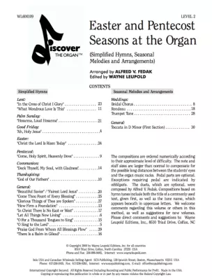 Discover the Organ, Level 2, Easter and Pentecost Seasons at the Organ - Leupold - Organ - Book