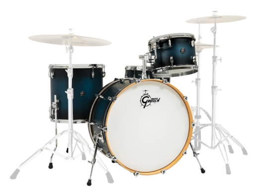 Gretsch Drums - Renown 4-Piece Shell Pack (24,13,16,SD) - Satin Antique Blue Burst