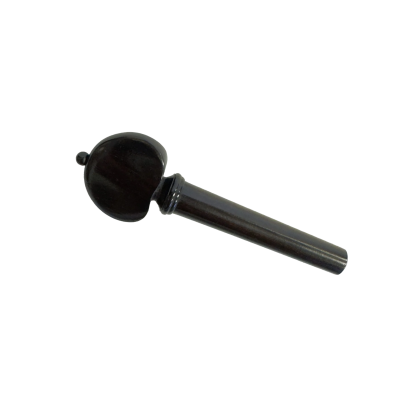 Counterpoint Musical - Hill Model Ebony Tuning Peg with Ebony Ball/Collar - Thick Shaft, 4/4
