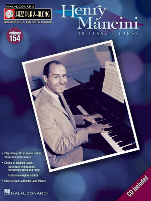 Henry Mancini: Jazz Play-Along Volume 154 - Book/CD
