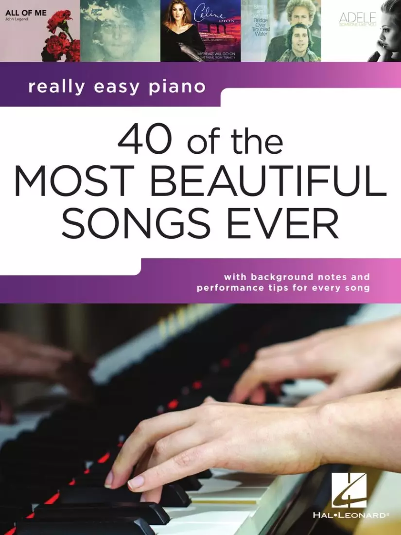 40 of the Most Beautiful Songs Ever: Really Easy Piano - Book