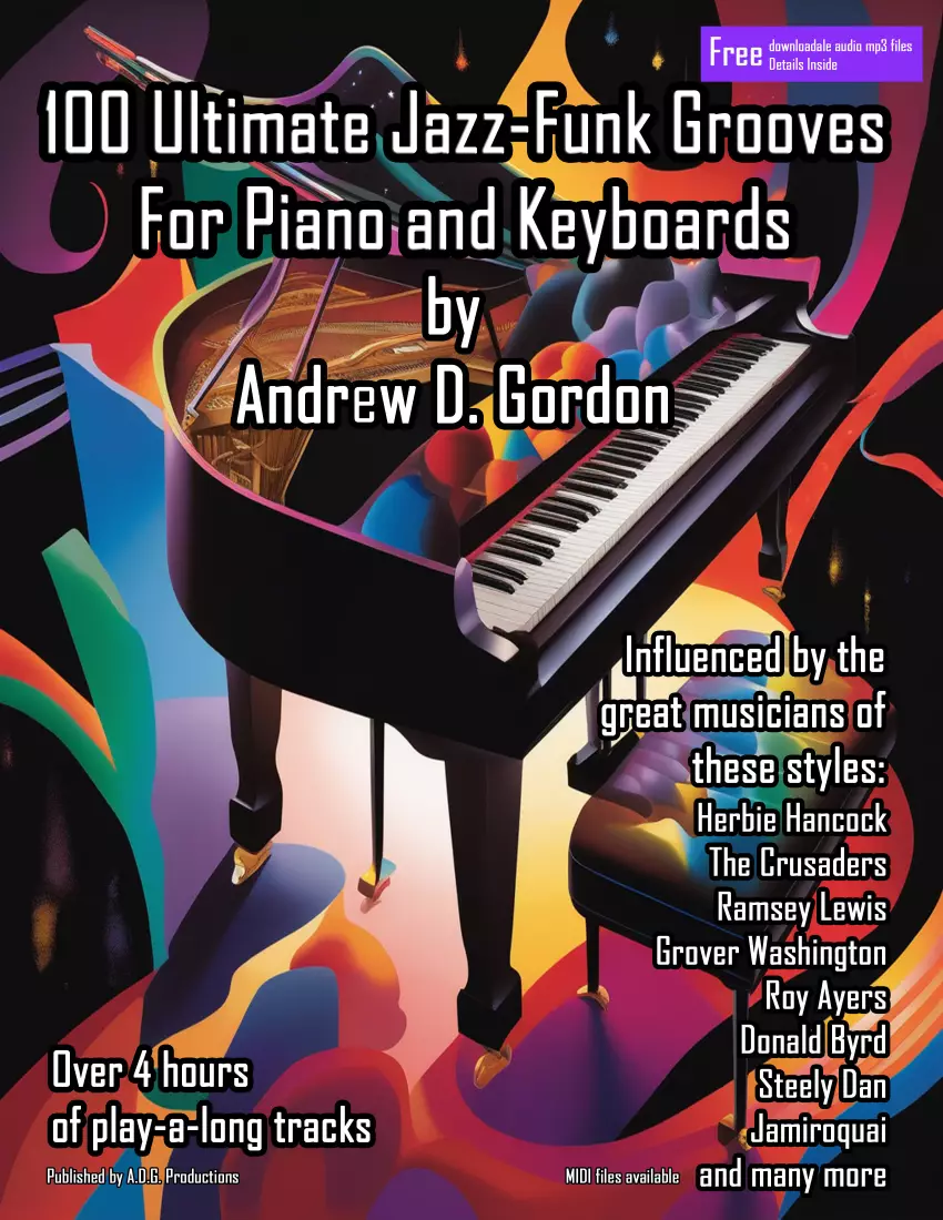 100 Ultimate Jazz-Funk Grooves for Piano and Keyboards - Gordon - Piano - Book/Audio Online