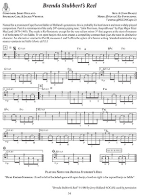 Cape Breton & Prince Edward Island Fiddle Tunes for Clawhammer Banjo - Perlman - Banjo - Book/Audio Online