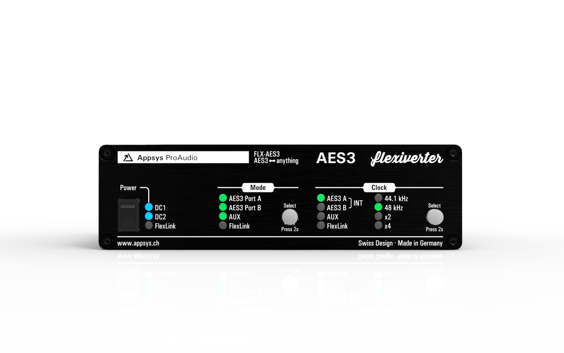 FLX-AES3 AES3-to-Anything 16x16 Channel Converter