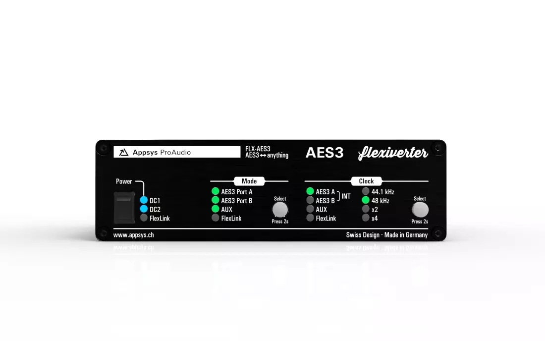 FLX-AES3 AES3-to-Anything 16x16 Channel Converter