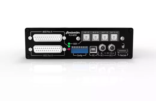 FLX-AES3 AES3-to-Anything 16x16 Channel Converter