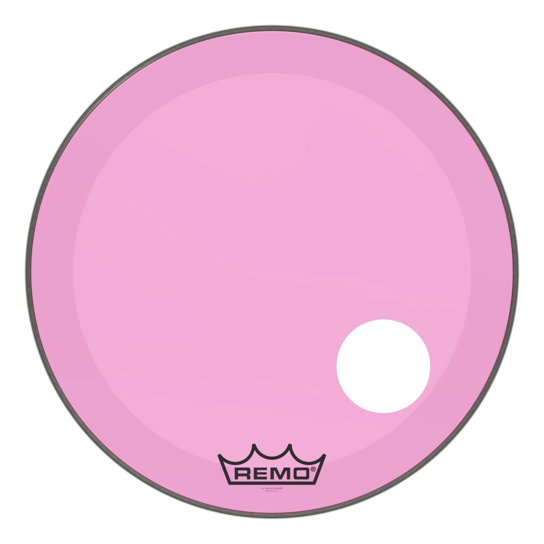 Powerstroke P3 Colortone 26\'\' Bass Drumhead with 5\'\' Offset Hole - Pink