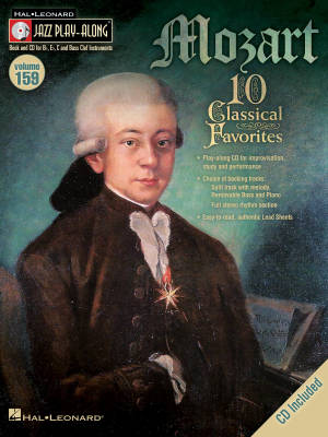 Mozart: Jazz Play-Along Volume 159 - Book/CD