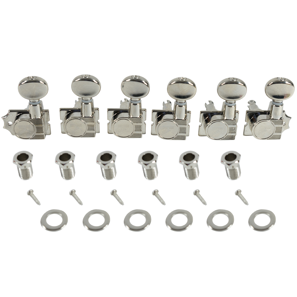 Revolution Diecast Tuners 6 Inline Left Handed - Nickel