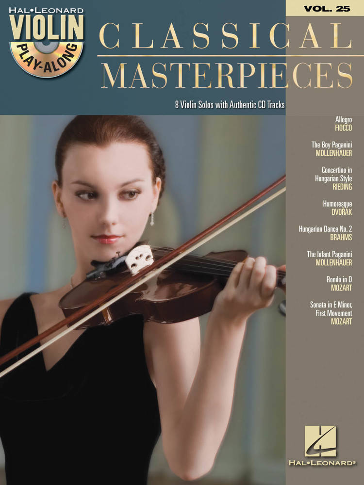 Classical Masterpieces: Violin Play-Along Volume 25 - Book/CD