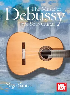 The Music of Debussy for Solo Guitar - Debussy/Santos - Classical Guitar TAB - Book