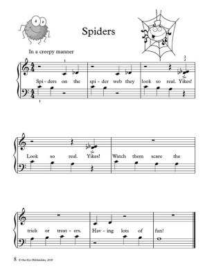 Pianokids Halloween Fun Book - Gummer - Piano - Book
