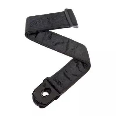 DAddario - Planet Lock Strap Collection - Black Satin