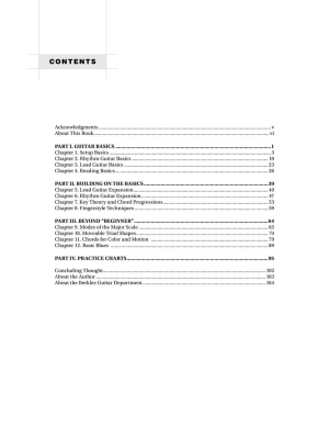 Berklee Beginning Guitar - Perlak - Guitar - Book