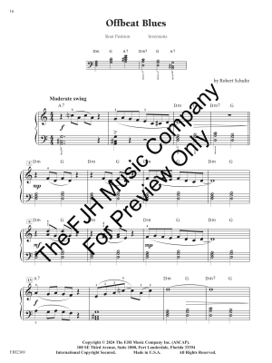 Playing the Piano With Three Chords: The Blues - Schultz - Piano - Book