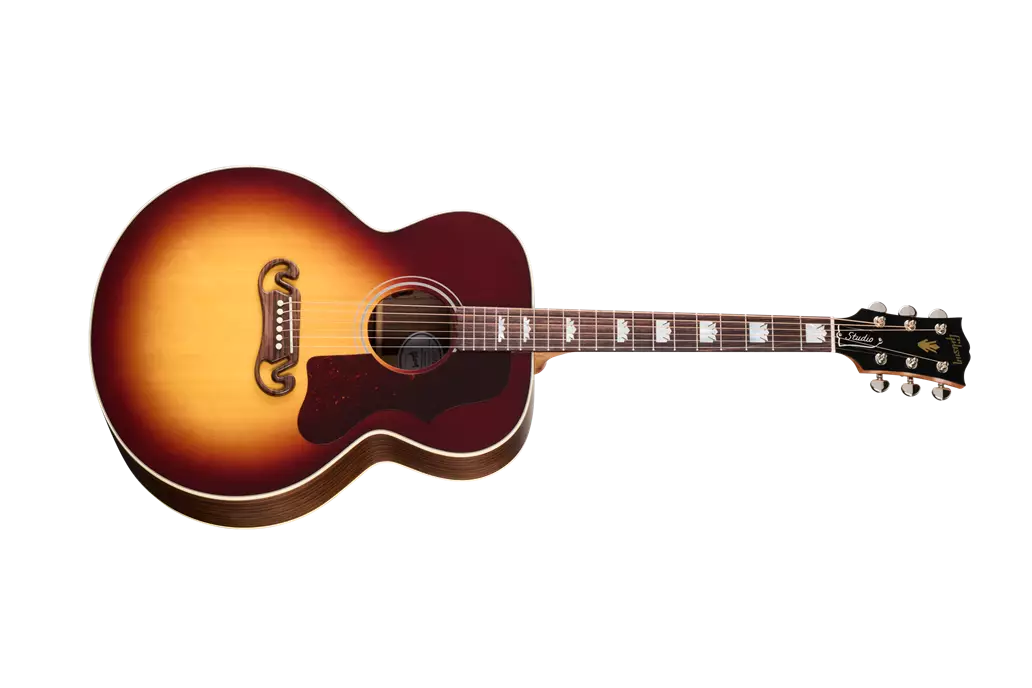 SJ-200 Studio Rosewood Acoustic/Electric Guitar with Hardshell Case - Rosewood Burst