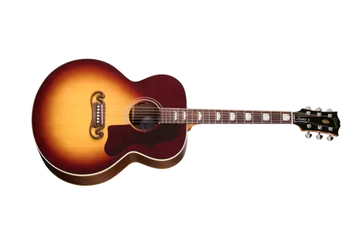 Gibson - SJ-200 Studio Rosewood Acoustic/Electric Guitar with Hardshell Case - Rosewood Burst