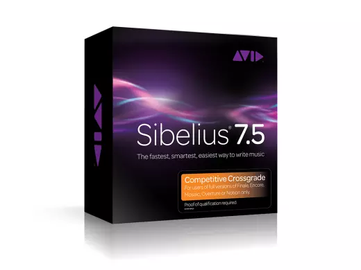 Sibelius 7.5 Crossgrade From Finale/Encore/Mosaic/Notion