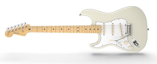 American Standard Lefthanded Stratocaster - Maple Fingerboard - Olympic White