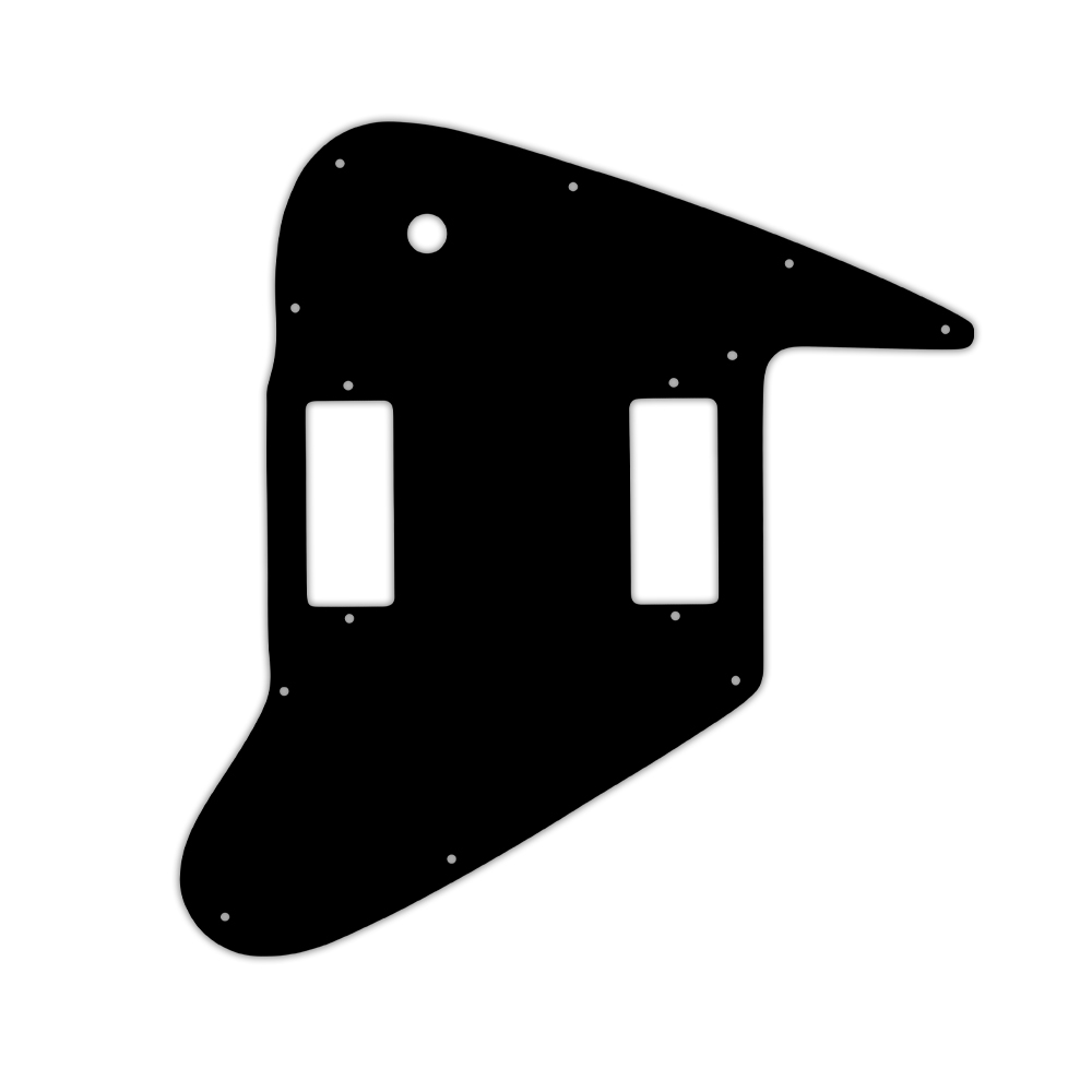 Custom Pickguard for Gibson 1965-2018 Non-Reverse Firebird - Black