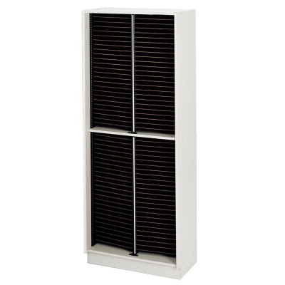 Wenger - 2-Column Tall Mobile Band/Orchestra Folio Cabinet - Wenger Maple