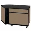Wenger - Left-Curved Rehearsal Resource Center with Lower Security Doors - Evening Tigris