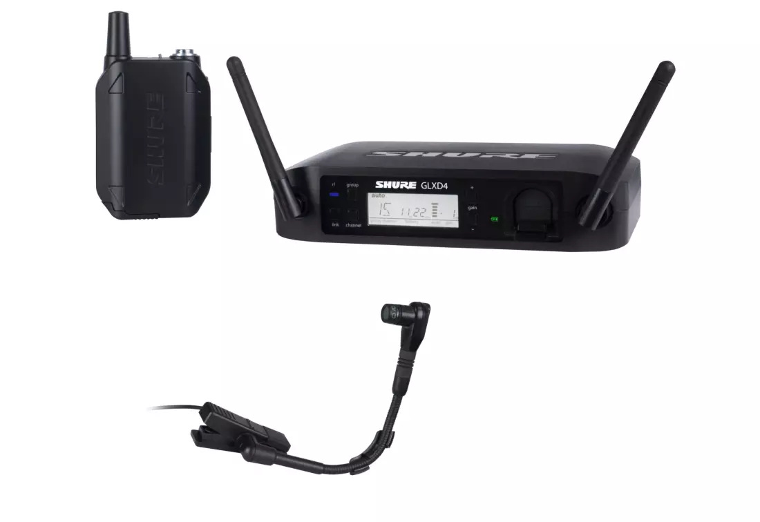 GLX-D Digital Wireless Instrument System w/Beta98HC Clip-On Instrument Mic