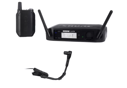 Shure - GLX-D Digital Wireless Instrument System w/Beta98HC Clip-On Instrument Mic Shure - GLX-D Digital Wireless Instrument System w/Beta98HC Clip-On Instrument Mic