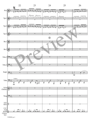 Turmoil - Meeboer - Brass Choir - Score/Parts