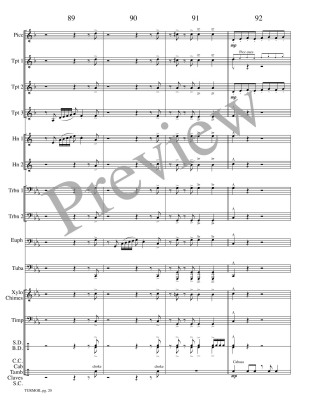 Turmoil - Meeboer - Brass Choir - Score/Parts