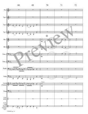 Turmoil - Meeboer - Brass Choir - Score/Parts