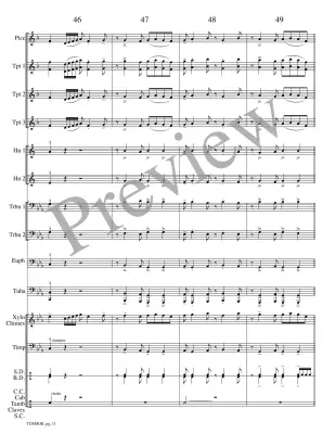 Turmoil - Meeboer - Brass Choir - Score/Parts