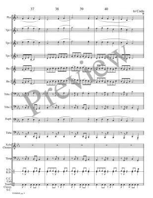 Turmoil - Meeboer - Brass Choir - Score/Parts