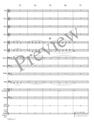 Turmoil - Meeboer - Brass Choir - Score/Parts